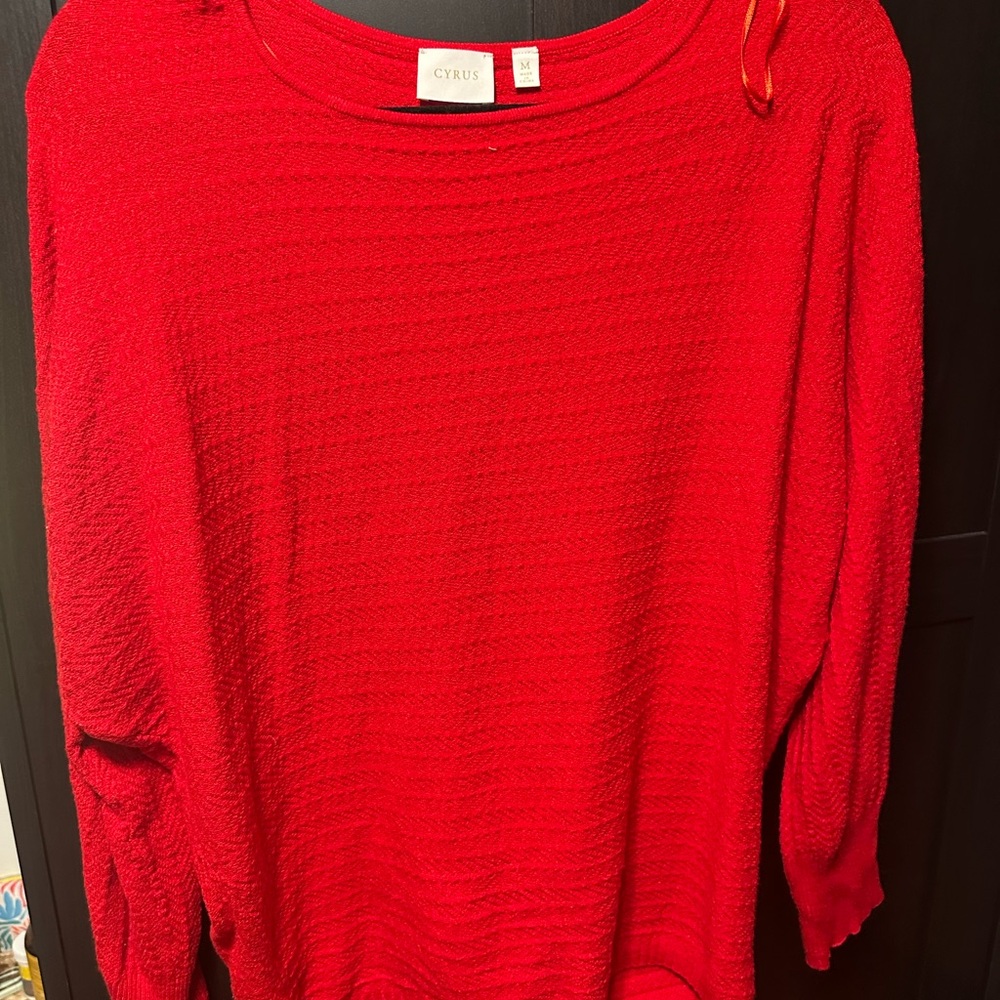 Cyrus| Women's Red Sweater